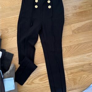 Elegant Black High-Waisted Pants